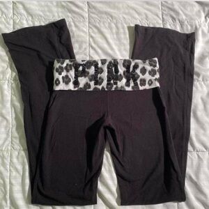 VS Pink Foldover Leggings